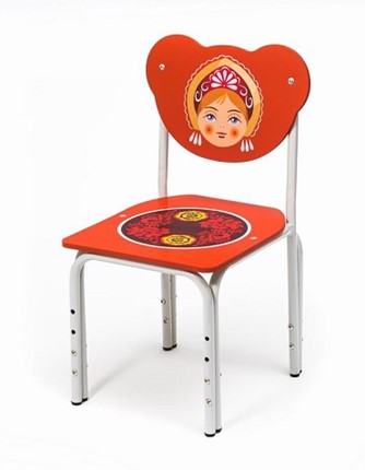 Детский стул Матрешка (Кузя-МТ(1-3)КрСр) в Одинцово - изображение