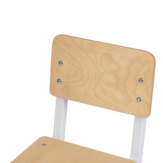 Детский стул POLINI Kids City S Ученик, 2 гр. Белый-дуб пастельный в Одинцово - изображение 4