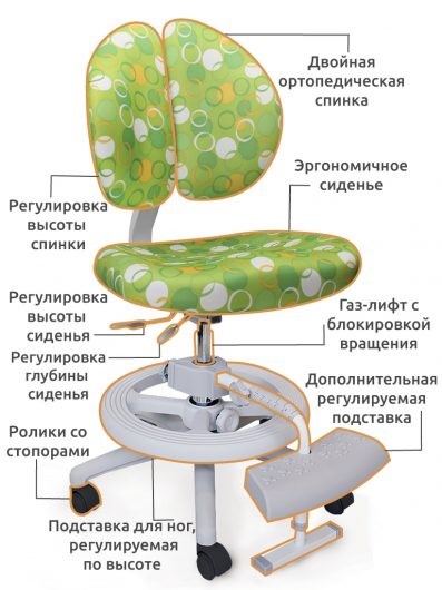 Растущий детский стул Mealux Duo-Kid Plus (Y-616) Z в Москве - изображение 1