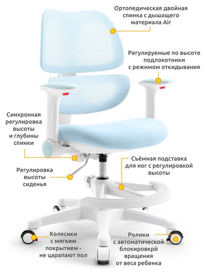 Кресло Dream Air Y-607 KBL в Одинцово - изображение 1