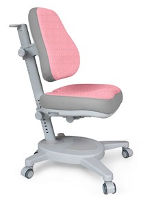 Детское кресло Mealux Onyx (Y-110) G + DPG  - серое + чехол розовый с серыми вставками в Химках