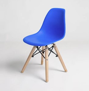 Детский стульчик DSL 110 K Wood (синий) в Химках
