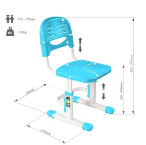Детский растущий стул SST3 Blue в Химках - предосмотр 4