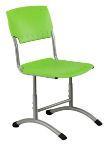 Детский стул регулируемый Отличник.3 3-5, Салатовый RAL 6038/Светло-серый в Подольске