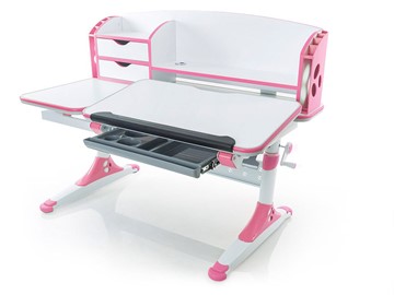 Детский стол-трансформер Mealux Aivengo-L, EVO-720 WP, розовая в Москве - предосмотр