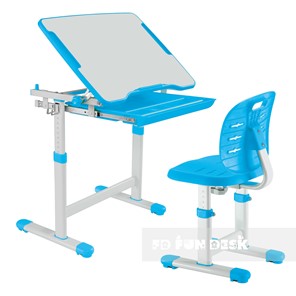 Парта растущая + стул Piccolino III Blue в Подольске - предосмотр