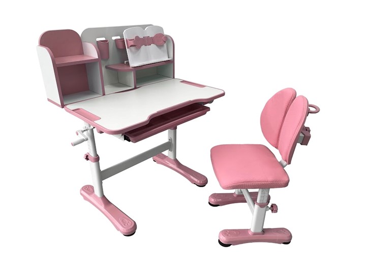 Растущая парта + стул Vivo Pink FUNDESK в Химках - изображение 4