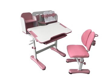 Растущая парта + стул Vivo Pink FUNDESK в Подольске - предосмотр 5