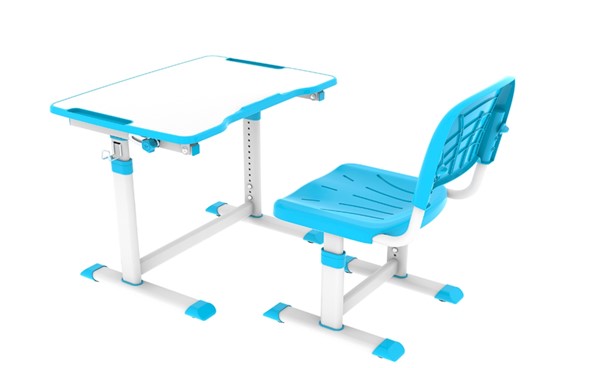 Растущая парта + стул Olea blue в Одинцово - изображение