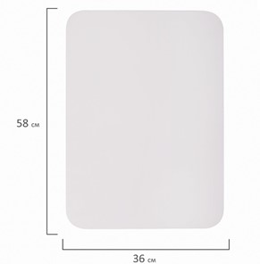 Магнитно-маркерная доска на холодильник BRAUBERG, 58х36 см с маркером, магнитом и салфеткой в Подольске - предосмотр 8