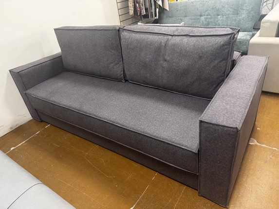 Прямой диван Эдельвейс БД Simple 21 велюр в Подольске - изображение