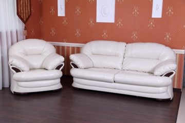 Прямой диван Квин 6 БД и 1 кресло в Химках