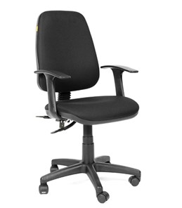 Компьютерное кресло CHAIRMAN 661 Ткань стандарт 15-21 черная в Химках - предосмотр
