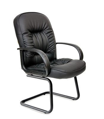 Кресло компьютерное CHAIRMAN 416V экокожа черная в Одинцово - изображение