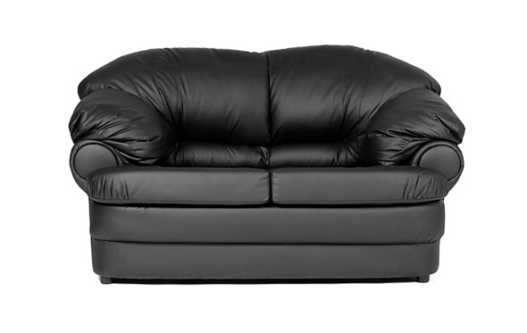 Офисный прямой диван Релакс двухместный, экокожа в Химках - изображение