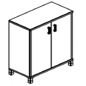 Шкаф для бумаг В-420.6 ДСП 900х450х1286 мм в Одинцово